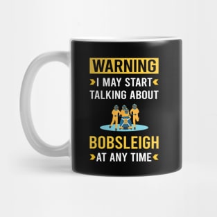 Warning Bobsleigh Bobsled Mug